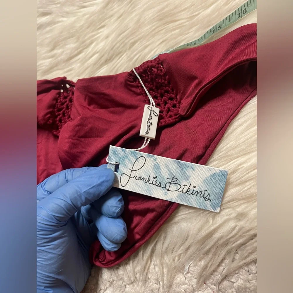 Frankie's bikinis Malia Bottom - Maroon